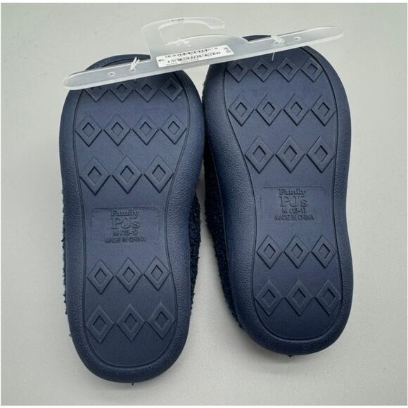 Slippers Kids 13-1 Holiday Reindeer Cozy Fuzzy Teddy Sherpa Lounge Fun Playful - Picture 6 of 6